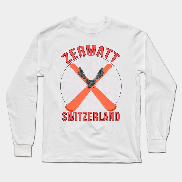 Zermatt, Switzerland Long Sleeve T-Shirt by DiegoCarvalho